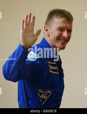 Astronauta britannico Tim Peake Foto Stock