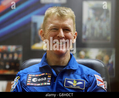 Astronauta britannico Tim Peake Foto Stock