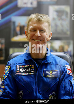 Astronauta britannico Tim Peake Foto Stock