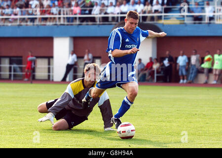 Calcio - Intertoto Cup - Terzo Round - Prima tappa - FK ZTS Dubnica v Newcastle United - Centralny Stadium Foto Stock