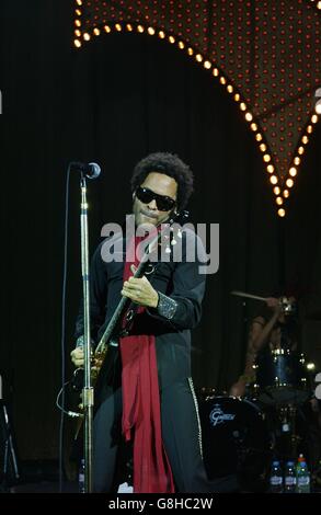 Lenny Kravitz Gig - Carling Apollo Hammersmith Foto Stock