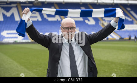 Reading FC nuovo direttore Brian McDermott dopo una conferenza stampa allo stadio Madejski, Reading. Foto Stock