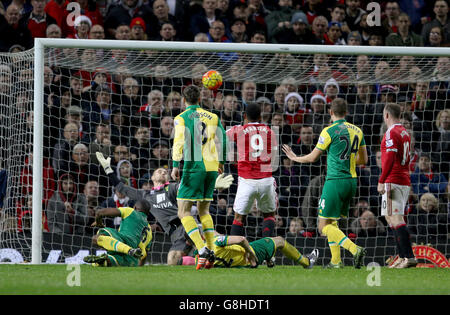 Il Manchester United v Norwich City - Barclays Premier League - Old Trafford Foto Stock