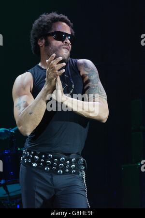 Lenny Kravitz Gig - Carling Apollo Hammersmith Foto Stock