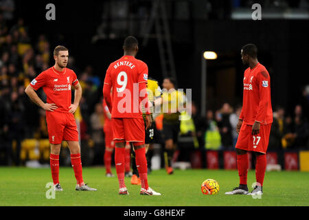 Watford V Liverpool - Barclays Premier League - Vicarage Road Foto Stock