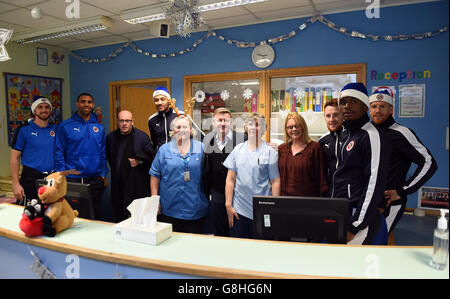 Calcio - Reading FC visita all'ospedale - Royal Berkshire Hospital Foto Stock