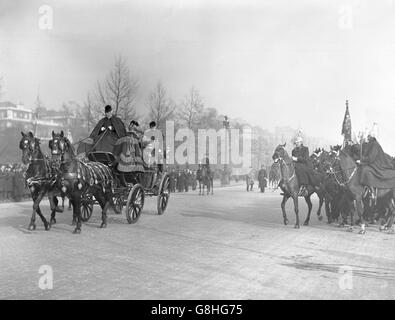 Re Giorgio V di Argine - Londra Foto Stock