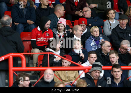 Bristol City / Charlton Athletic - Campionato Sky Bet - Ashton Gate. Charlton Athletic tifosi negli stand Foto Stock