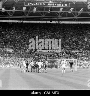 Calcio - Coppa del Mondo di calcio Inghilterra 1966 - Quarti di Finale - Inghilterra v Argentina - Wembley Stadium Foto Stock