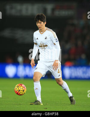 Swansea City v Leicester City - Barclays Premier League - Liberty Stadium Foto Stock