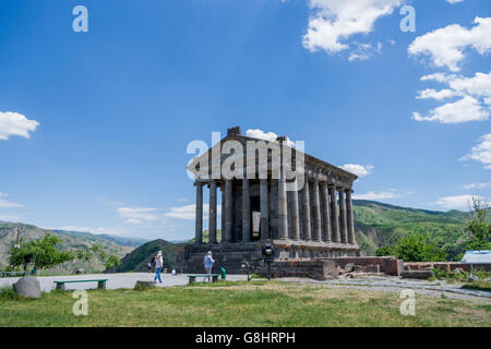 Pre-Christian Tempio di Garni in Armenia Foto Stock