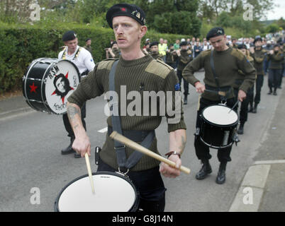 Il repubblicano Parade - Ballymena Foto Stock