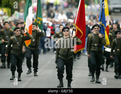 Il repubblicano Parade - Ballymena Foto Stock