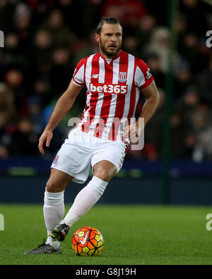 Stoke City / Norwich City - Barclays Premier League - Britannia Stadium. Erik Pieters, Stoke City Foto Stock