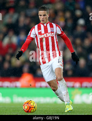 Stoke City / Norwich City - Barclays Premier League - Britannia Stadium. Ibrahim Afellay, Stoke City Foto Stock