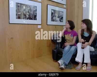 Rockers & Racers mostra fotografica lancio - Ace Cafe Foto Stock