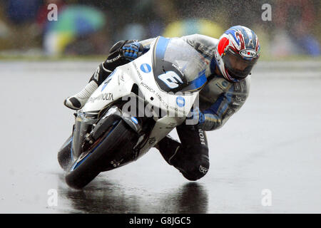 Motociclismo - Gran Premio di Gran Bretagna - Moto GP - gara - Donnington Park. Makoto Tamada, Konica Minolta Honda Foto Stock