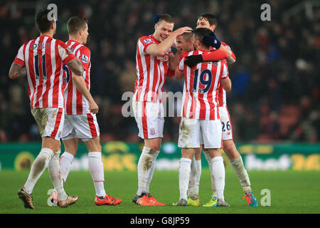 Stoke City v Norwich City - Barclays Premier League - Britannia Stadium Foto Stock