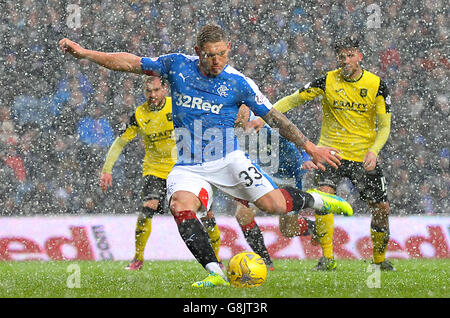 Rangers v Livingston - Ladbrokes Scottish Football Championship - Ibrox Stadium Foto Stock