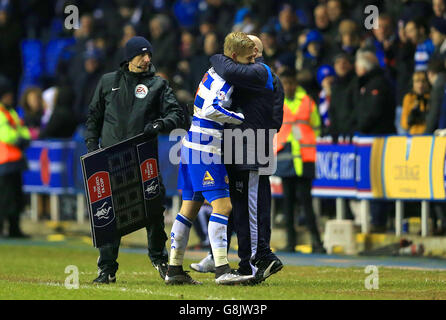 Lettura v Huddersfield Town - Emirates FA Cup - Terzo Round Replay - Madejski Stadium Foto Stock