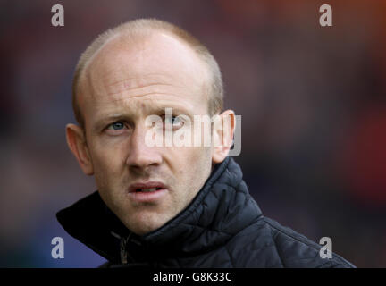 Carlisle United / Yeovil Town - Emirates fa Cup - Third Round - Bloomfield Road. Yeovil Town Manager Darren Way Foto Stock