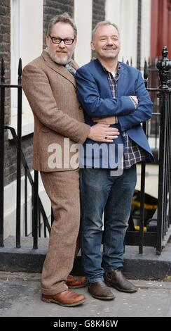 Reeves &AMP; Mortimer tour photocall Foto Stock