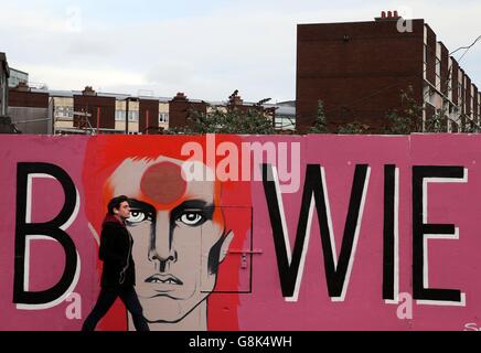 David Bowie morte Foto Stock