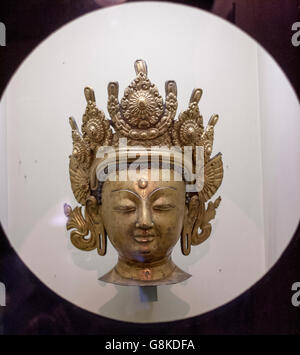 Il Sud Est Asiatico artefatti a Atan Tata sezione presso il Museo Shivaji di Mumbai Foto Stock