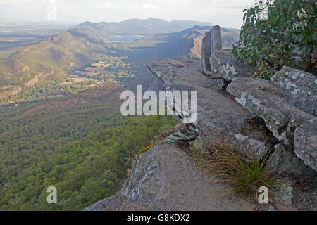 Vista dal Boroka Lookout su Halls Gap Foto Stock