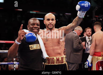 George Groves v Andrea Di Luisa - Scatola di rame Arena Foto Stock