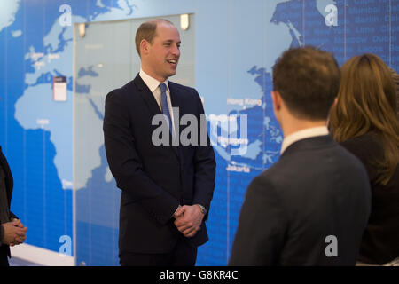 Royal visita all'FCO Foto Stock