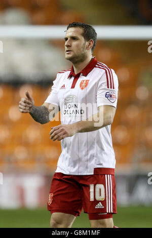 Blackpool / Sheffield United - Sky Bet League One - Bloomfield Road. Billy Sharp di Sheffield United Foto Stock