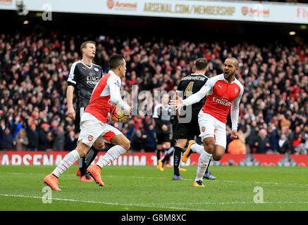 Arsenal V Leicester City - Barclays Premier League - Emirates Stadium Foto Stock