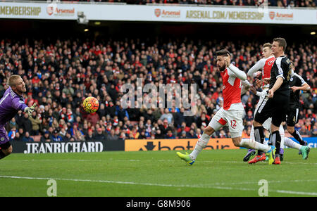 Arsenal V Leicester City - Barclays Premier League - Emirates Stadium Foto Stock