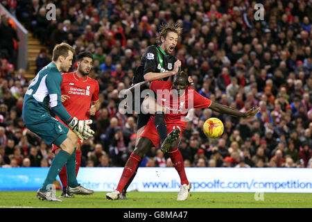 Liverpool v Stoke City - Capital One Cup - Semifinale - Seconda tappa - Anfield Foto Stock