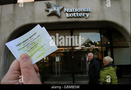 Jackpot euromillions Foto Stock