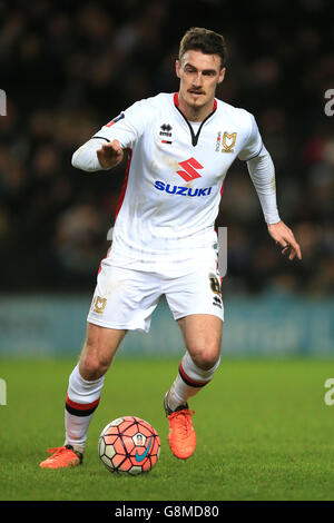 Milton Keynes Dons / Chelsea - Emirates fa Cup - Fourth Round - Stadium:MK. Darren Potter, Milton Keynes Dons Foto Stock