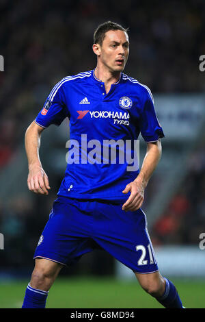 Milton Keynes Dons v Chelsea - Emirates fa Cup - Quarta tornata - Stadio: MK. Nemanja Matic, Chelsea Foto Stock