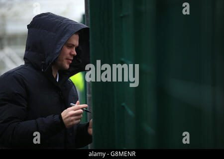 Ryan Shawcross di Stoke City arriva al Britannia Stadium prima della partita della Barclays Premier League tra Stoke City ed Everton. PREMERE ASSOCIAZIONE foto. Data immagine: Sabato 6 febbraio 2016. Vedi PA storia CALCIO Stoke. Il credito fotografico dovrebbe essere: Mike Egerton/PA Wire. Foto Stock