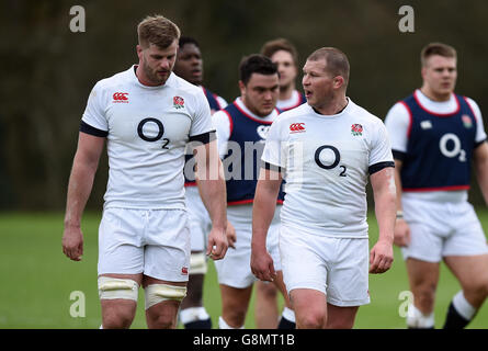 Inghilterra sessione di formazione - Pennyhill Park Foto Stock