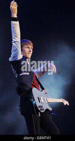 V Festival 2005 - Parco delle terre. Franz Ferdinand si esibisce sul V Stage. Foto Stock