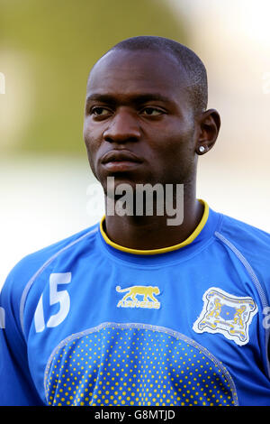 Calcio - International friendly - DR Congo / Guinea - Stade Yves Du Manoir. Herita Nkongolo Ilunga, Repubblica Democratica del Congo Foto Stock