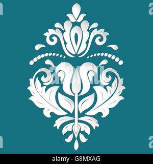 Vettore orientali Pattern con elementi 3D Illustrazione Vettoriale