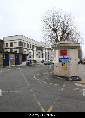 Vista generale HMP Pentonville, una prigione maschile di categoria B/C nel nord di Londra. Foto Stock