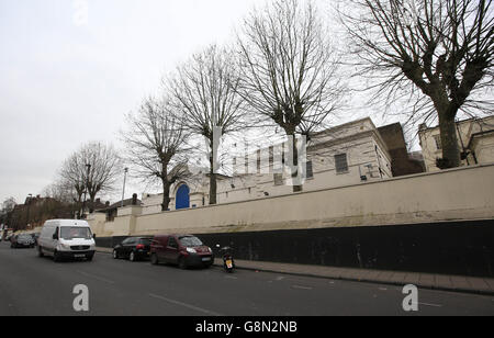 Vista generale HMP Pentonville, una prigione maschile di categoria B/C nel nord di Londra. Foto Stock