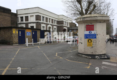 Vista generale HMP Pentonville, una prigione maschile di categoria B/C nel nord di Londra. Foto Stock