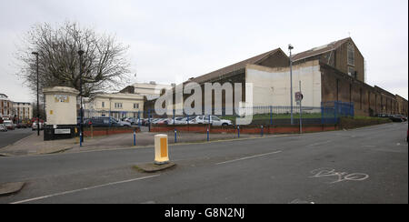 Vista generale HMP Pentonville, una prigione maschile di categoria B/C nel nord di Londra. Foto Stock