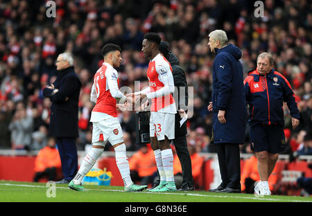 Arsenal V Leicester City - Barclays Premier League - Emirates Stadium Foto Stock