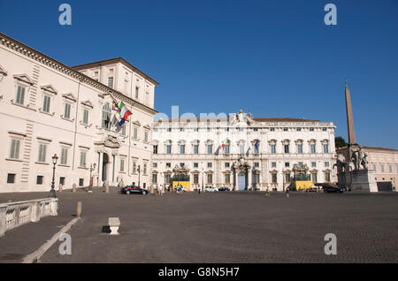 Palazzo del Quirinale a Roma, Lazio, l'Italia, Europa Foto Stock