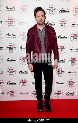 Ricky Wilson partecipa ai NME Awards 2016 con Austin, Texas, alla O2 Brixton Academy di Londra. PREMERE ASSOCIAZIONE foto. Data immagine: Mercoledì 17 febbraio 2016. Vedere PA Story SHOWBIZ NME. Il credito fotografico dovrebbe essere: Ian West/PA Wire Foto Stock